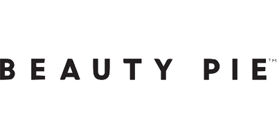 Logo of 'Beauty Pie' with black background and white text