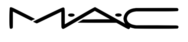 MAC Cosmetics logo in black with a sleek, modern font