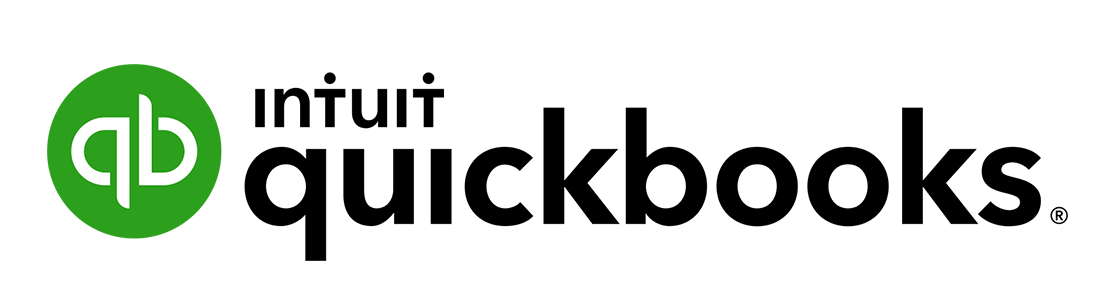 QuickBooks logo with green and purple colors