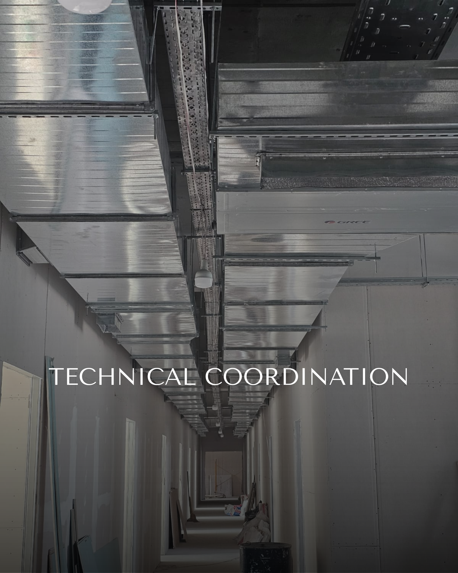 Technical coordination and MEP integration by One Atelier for complex fit-out projects in Abu Dhabi and the UAE.