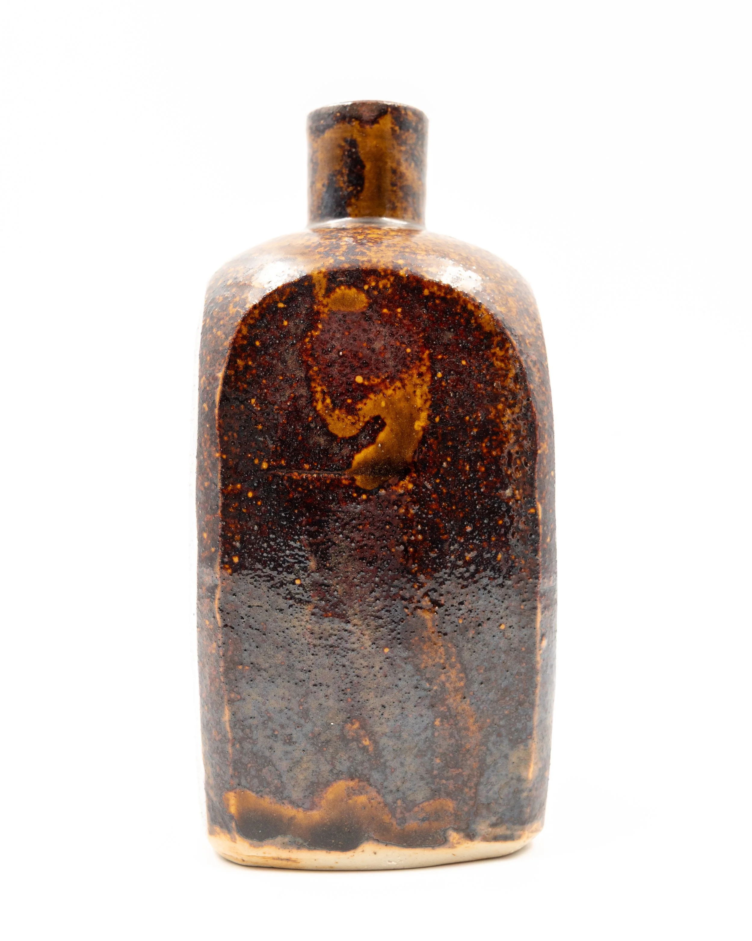 William (Bill) Marshall Porcelain Bottle Vase.