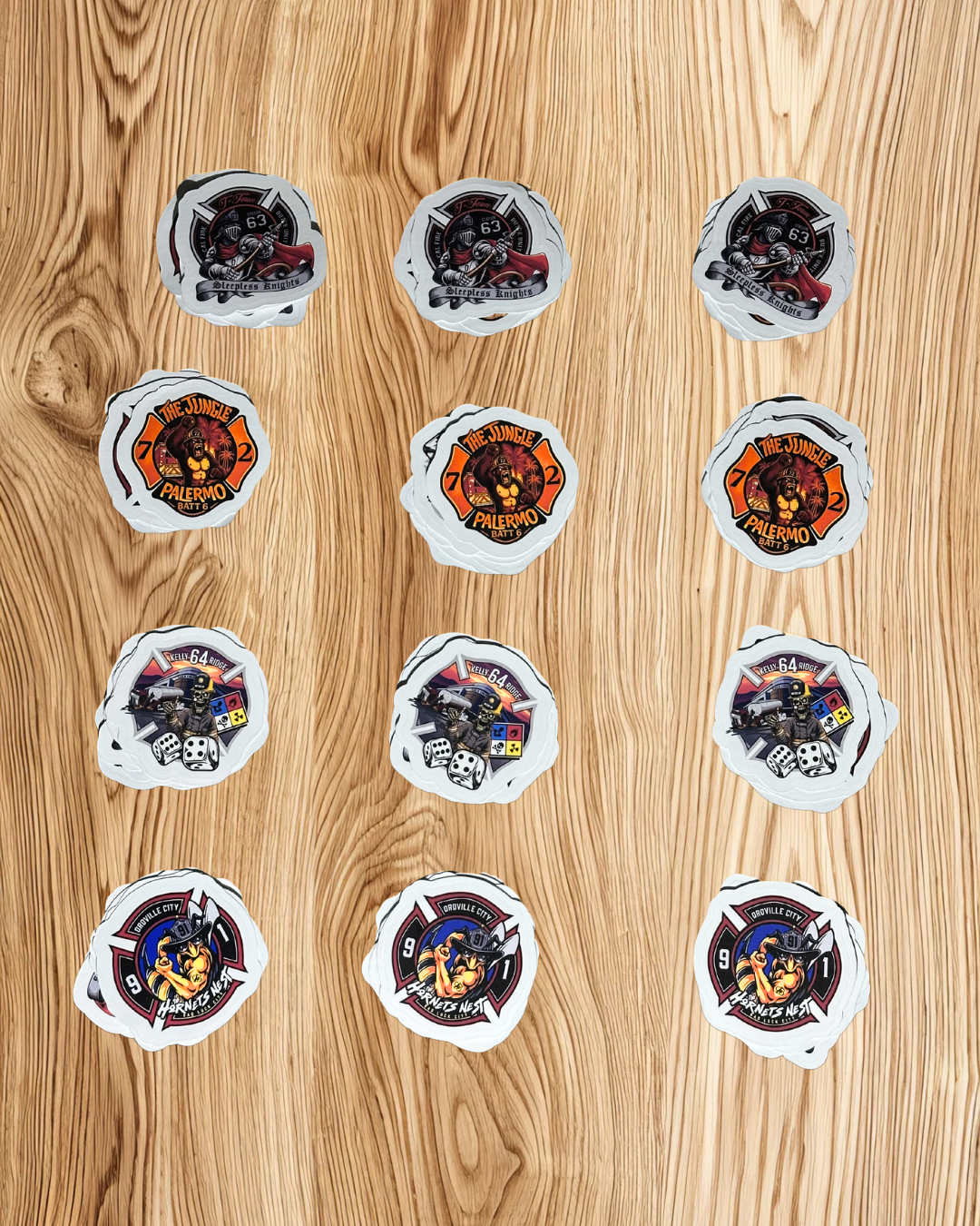 Custom Logo Waterproof Vinyl Stickers