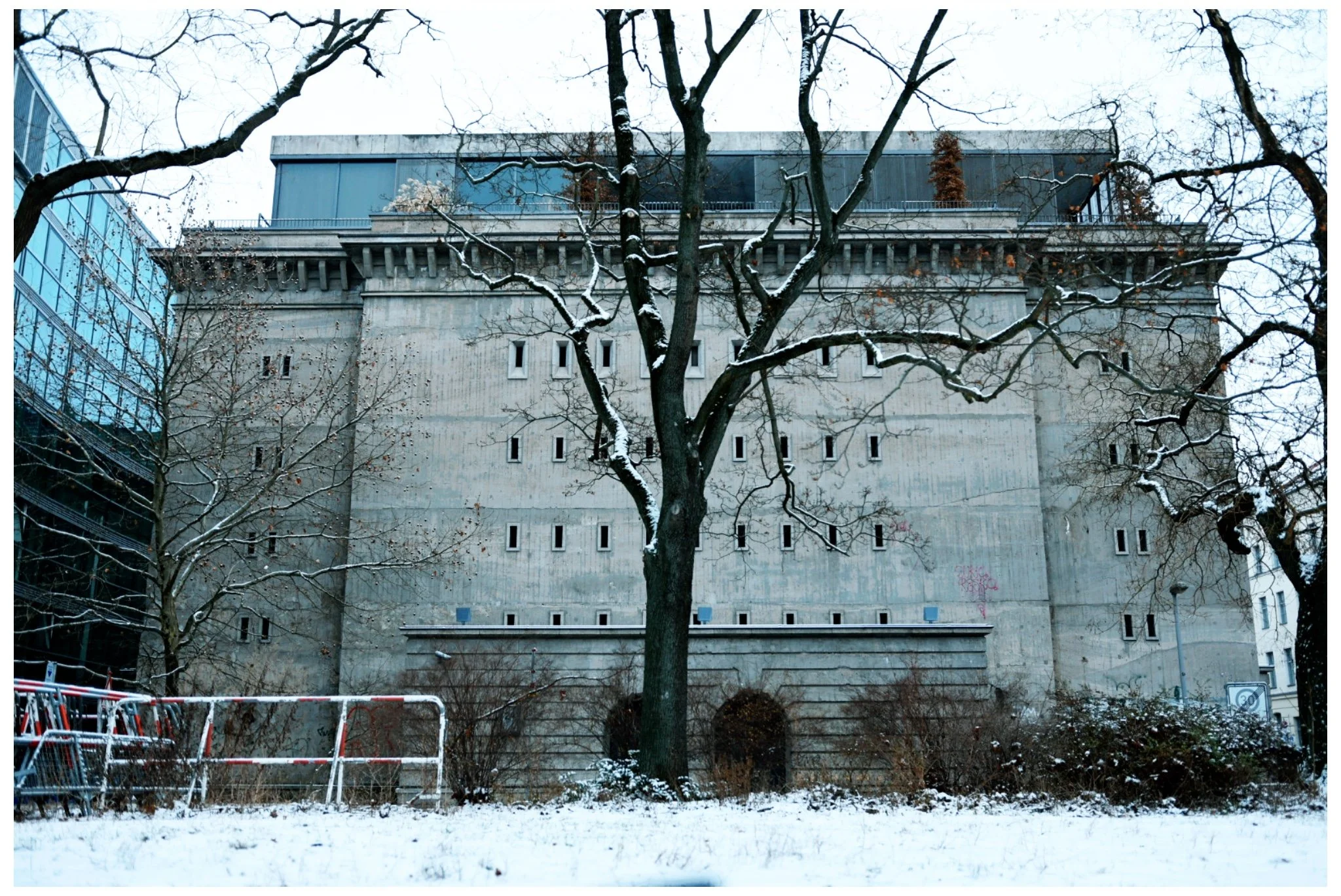 The Boros Collection is a contemporary art space housed inside a massive WWII bunker in Berlin.

It combines raw concrete architecture with rotating exhibitions from the private collection of Christian Boros.