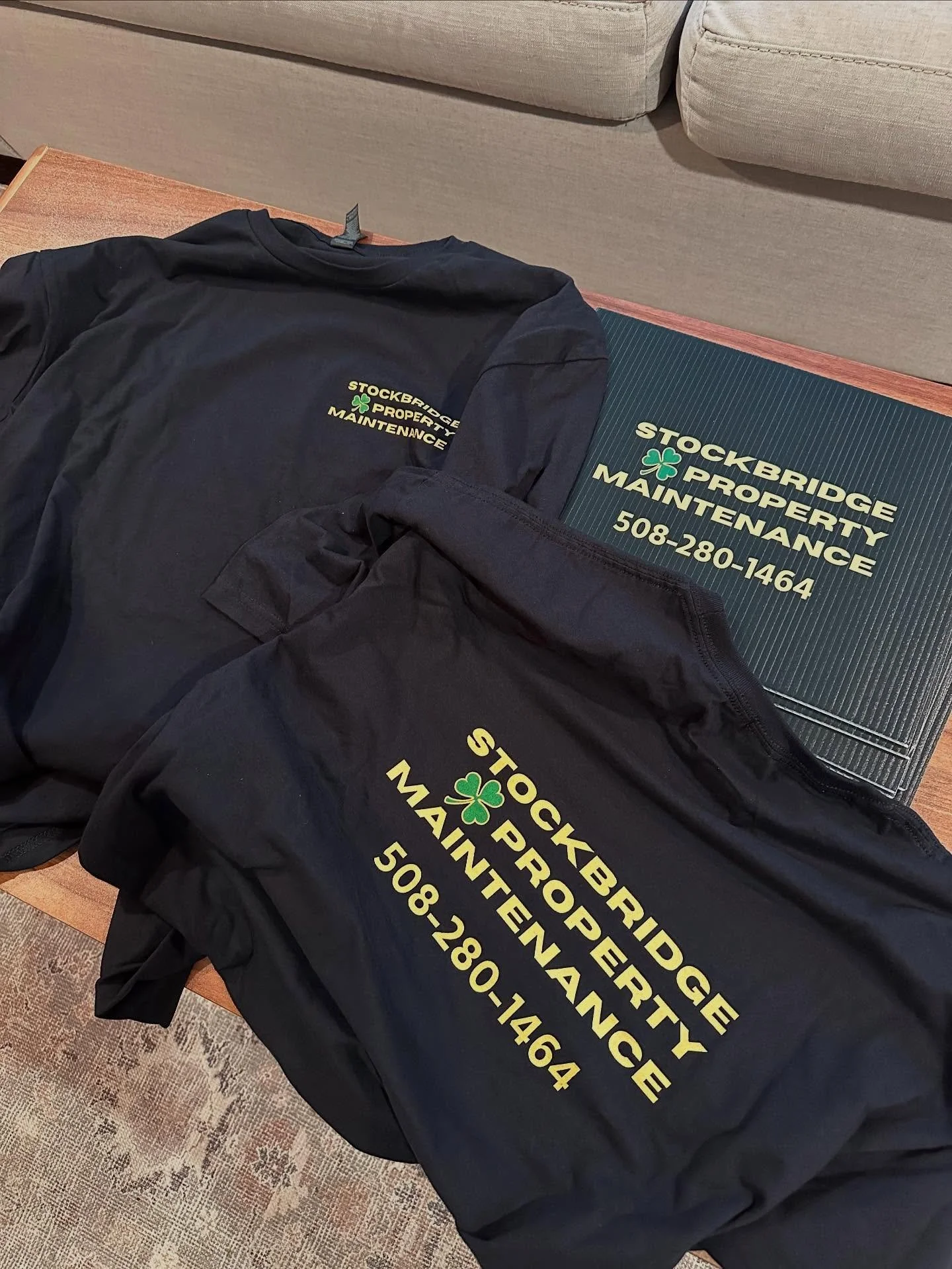 Keep an eye out for our new yard signs! Give us a call for all landscaping needs! 5082801464 ☘️ 🌕