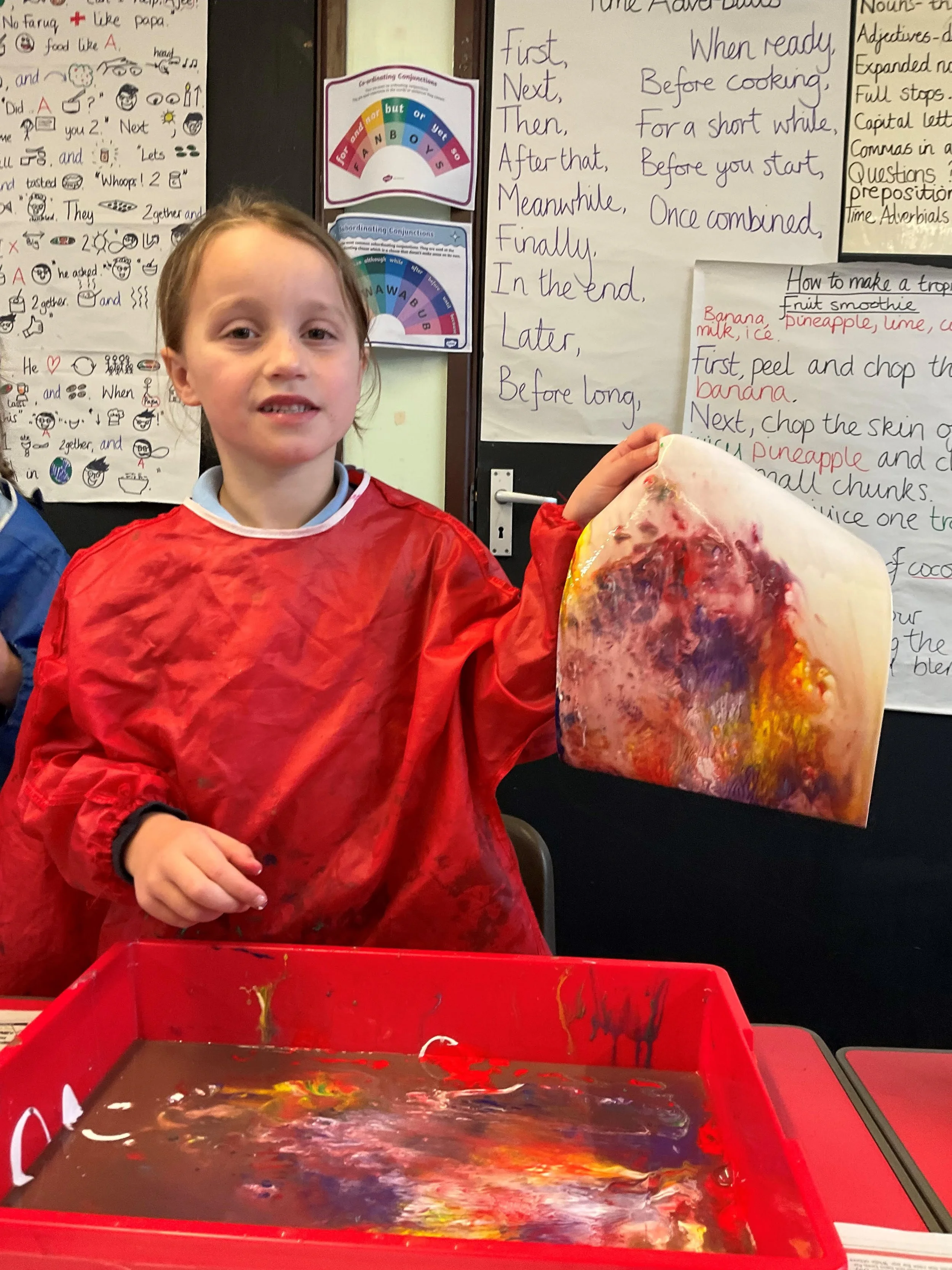 Art this term - here they are busy exploring tone and texture and mixture primary and secondary colours!