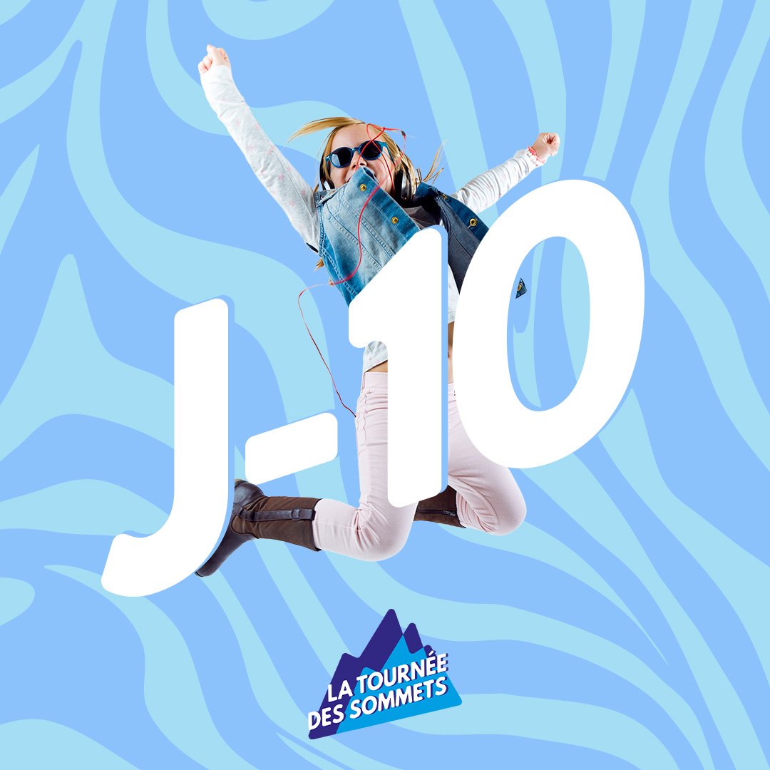 ⏳ J‑10 avant le grand d&eacute;part de la Tourn&eacute;e des Sommets !

Les skis sont pr&ecirc;ts, les animations aff&ucirc;t&eacute;es, et les surprises&hellip; plus nombreuses que jamais 🎿✨
📍 6 stations, 6 dates, et une avalanche de fun, de cadea