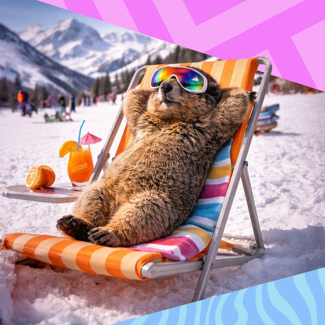 😎 Comme Gaspard&hellip; on se d&eacute;tend !

Avant le grand d&eacute;part de la Tourn&eacute;e des Sommets, notre petite marmotte profite du soleil, du transat et d&rsquo;un moment bien m&eacute;rit&eacute; de chill en altitude 🐾☀️

📍 Mais ne vo