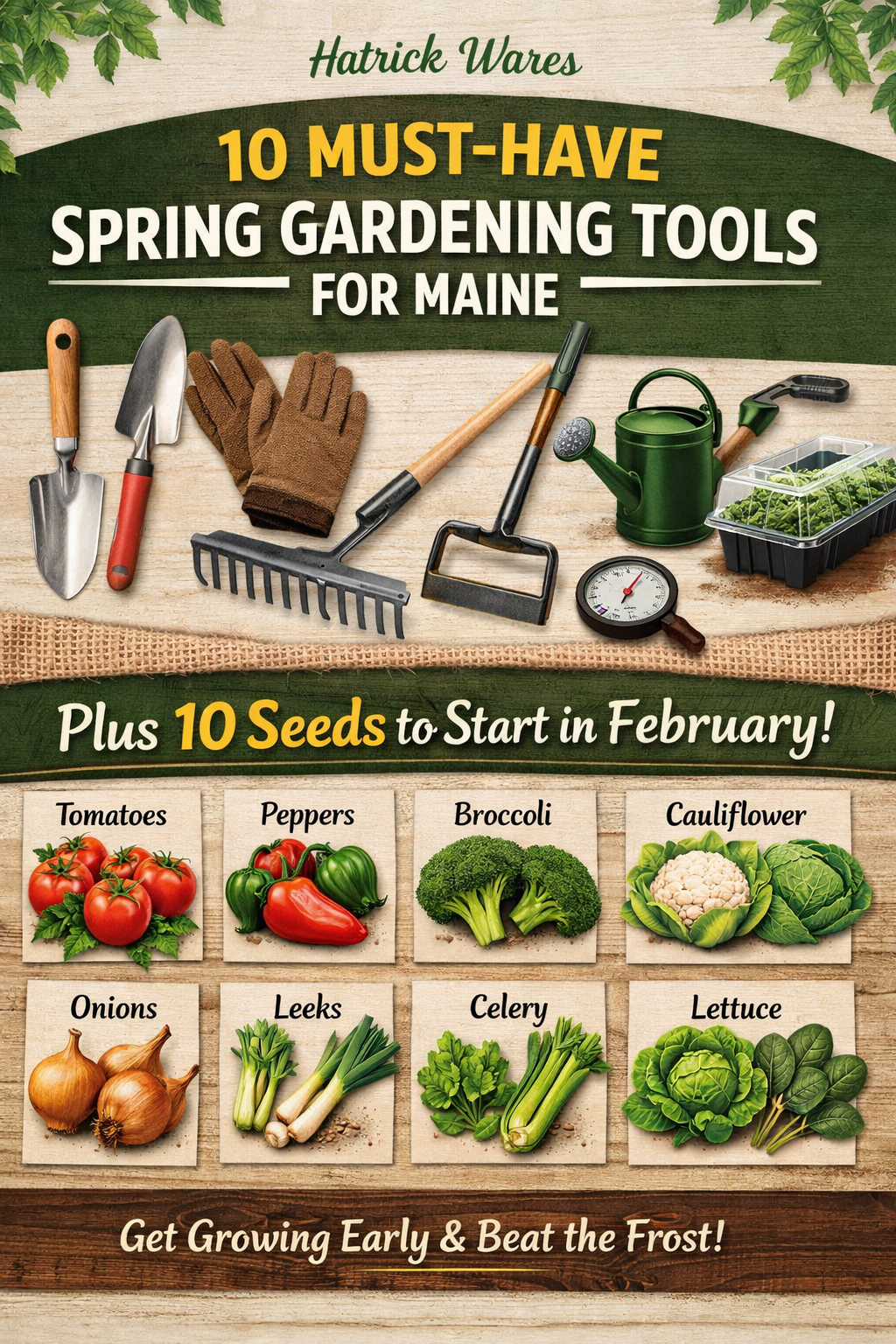 Top 10 Spring Gardening Tools Every Maine Gardener Needs