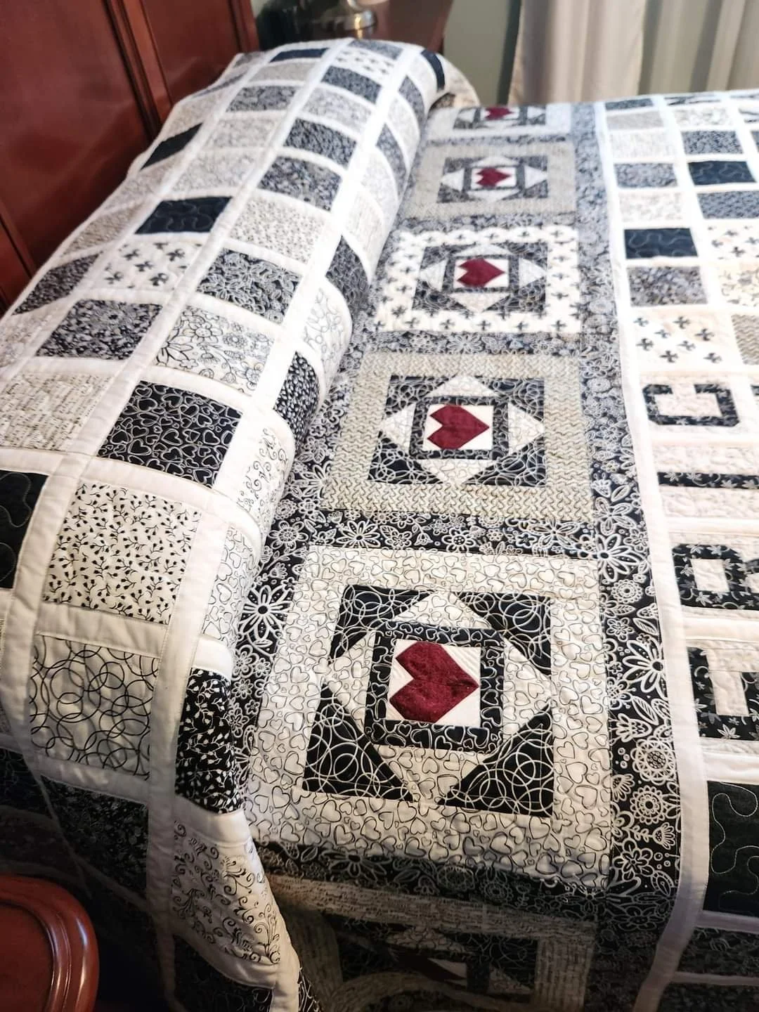family crossword quilt 2