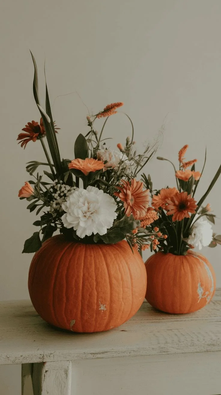 Pumpkin Flower Arrangements