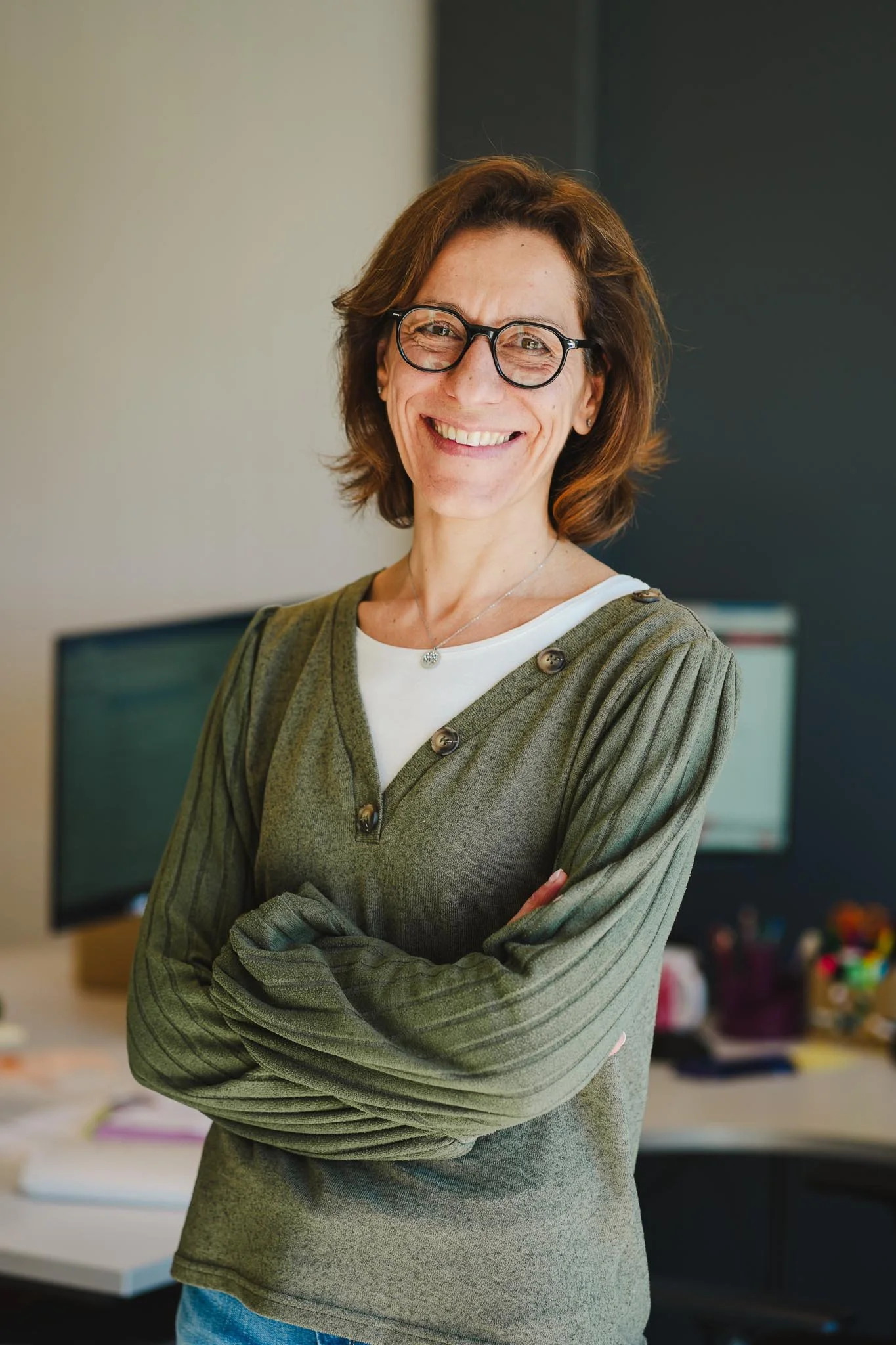 Portrait d’une collaboratrice en travaux publics