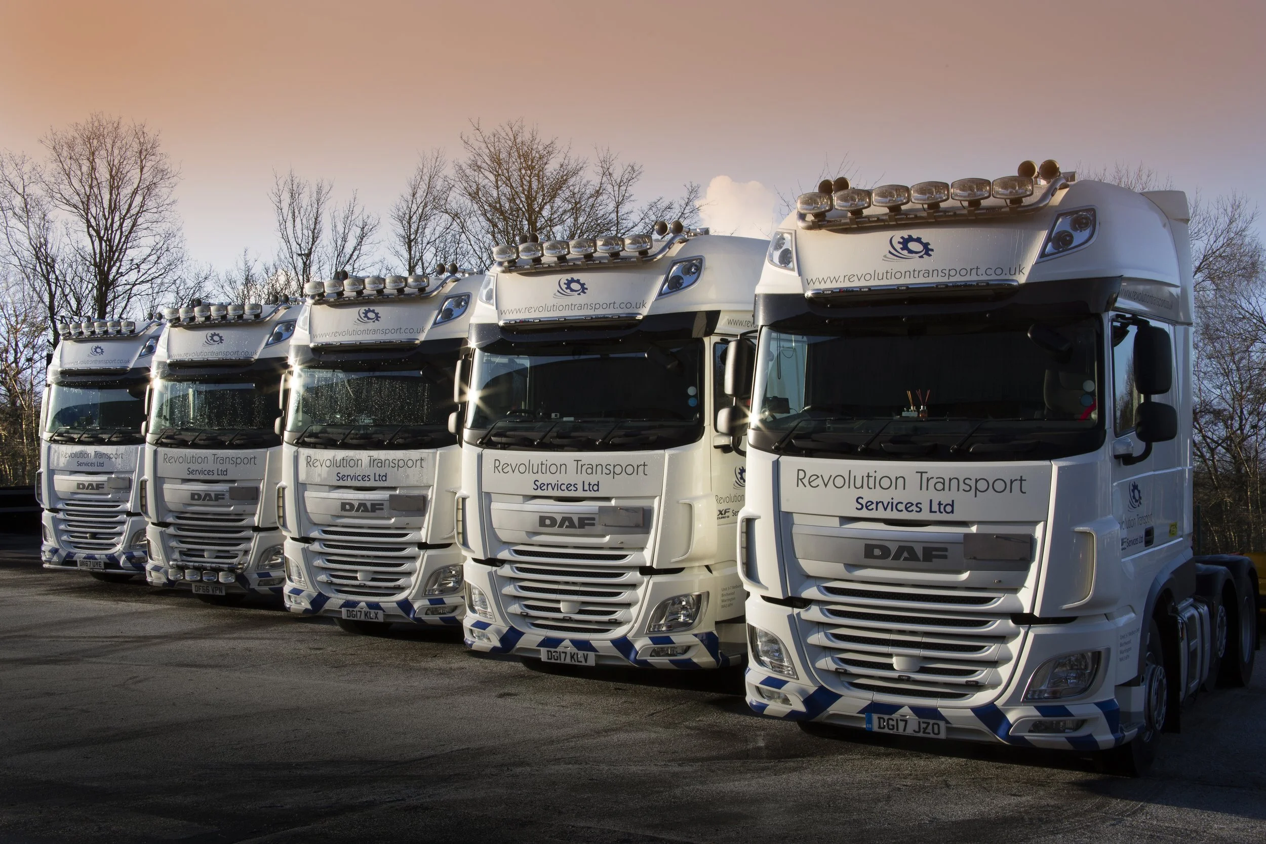 Promotional brochure shoot for haulage contractors Revolution Transport.