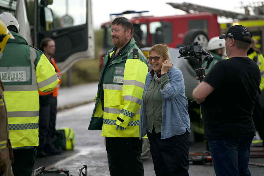 Director Noreen Kershaw - Shooting for Channel 5 drama 'Compulsion' 