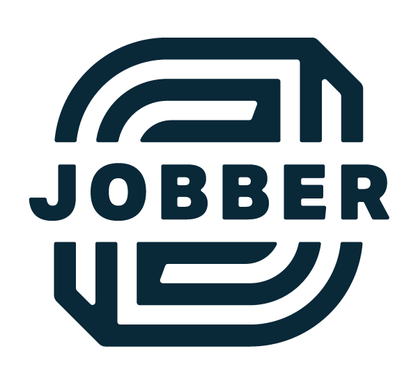 Jobber logo displayed on a white background, representing Jobber field service management software for trade businesses