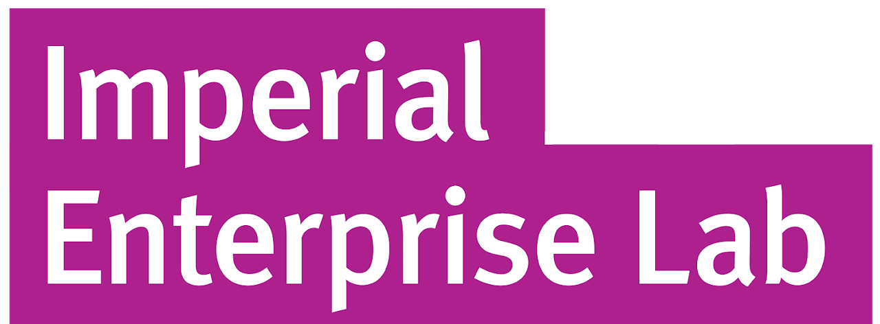 Purple background with white text displaying "Imperial Enterprise Lab" in a bold, modern font.