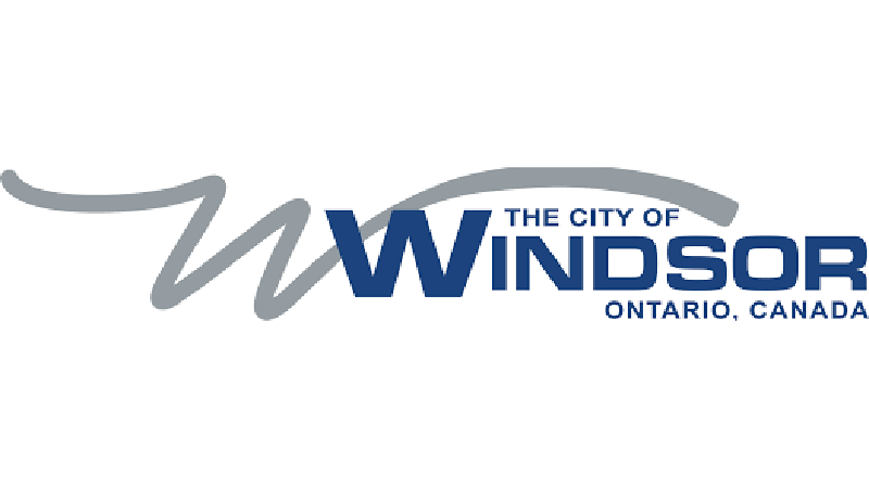 Logo of the City of Windsor, Ontario, Canada, with stylized 'W' and descriptive text.