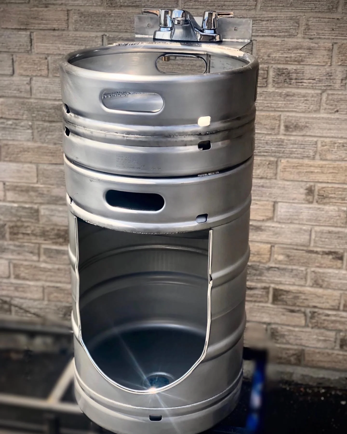 The first All-In-One Sink/Urinal we designed for an innovative customer.