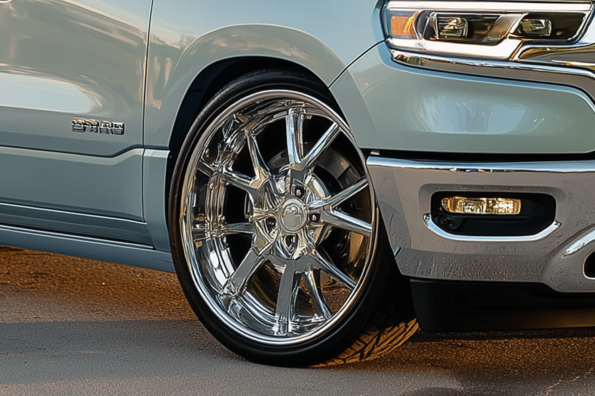 Lowered 2019 RAM 1500 DT with factory air suspension
