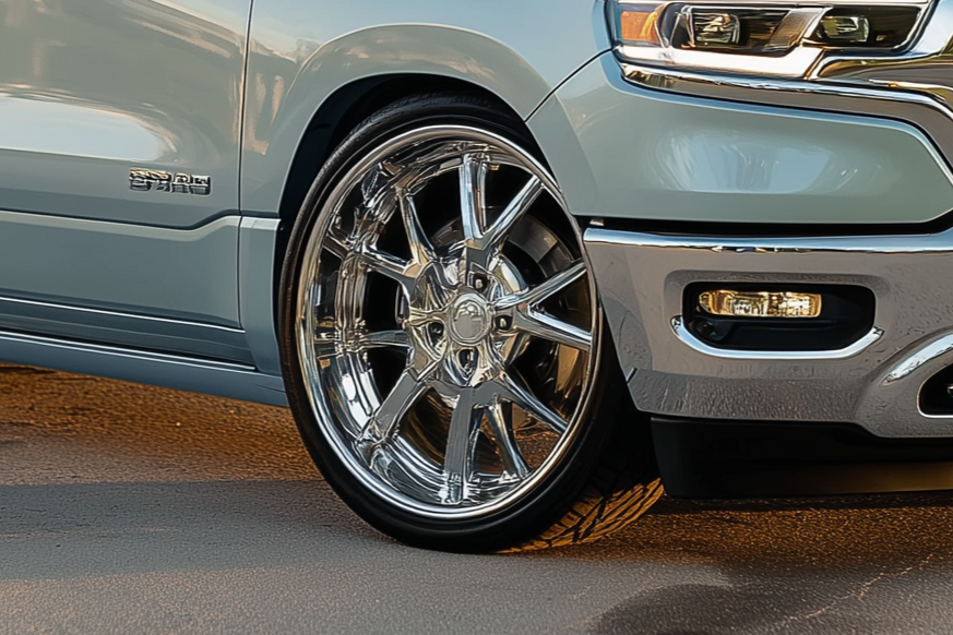 Lowered 2020 RAM 1500 with factory air suspension