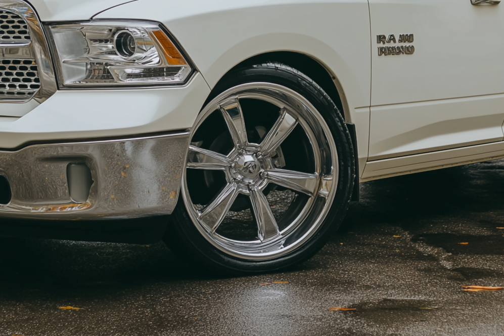 Lowered 2014 RAM 1500 with factory air suspension