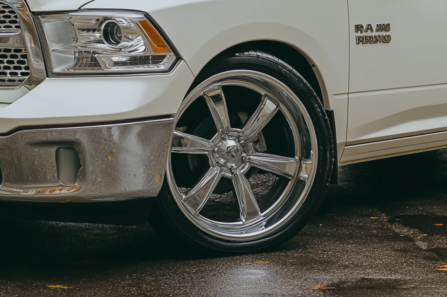 Lowered 2016 RAM 1500 with factory air suspension