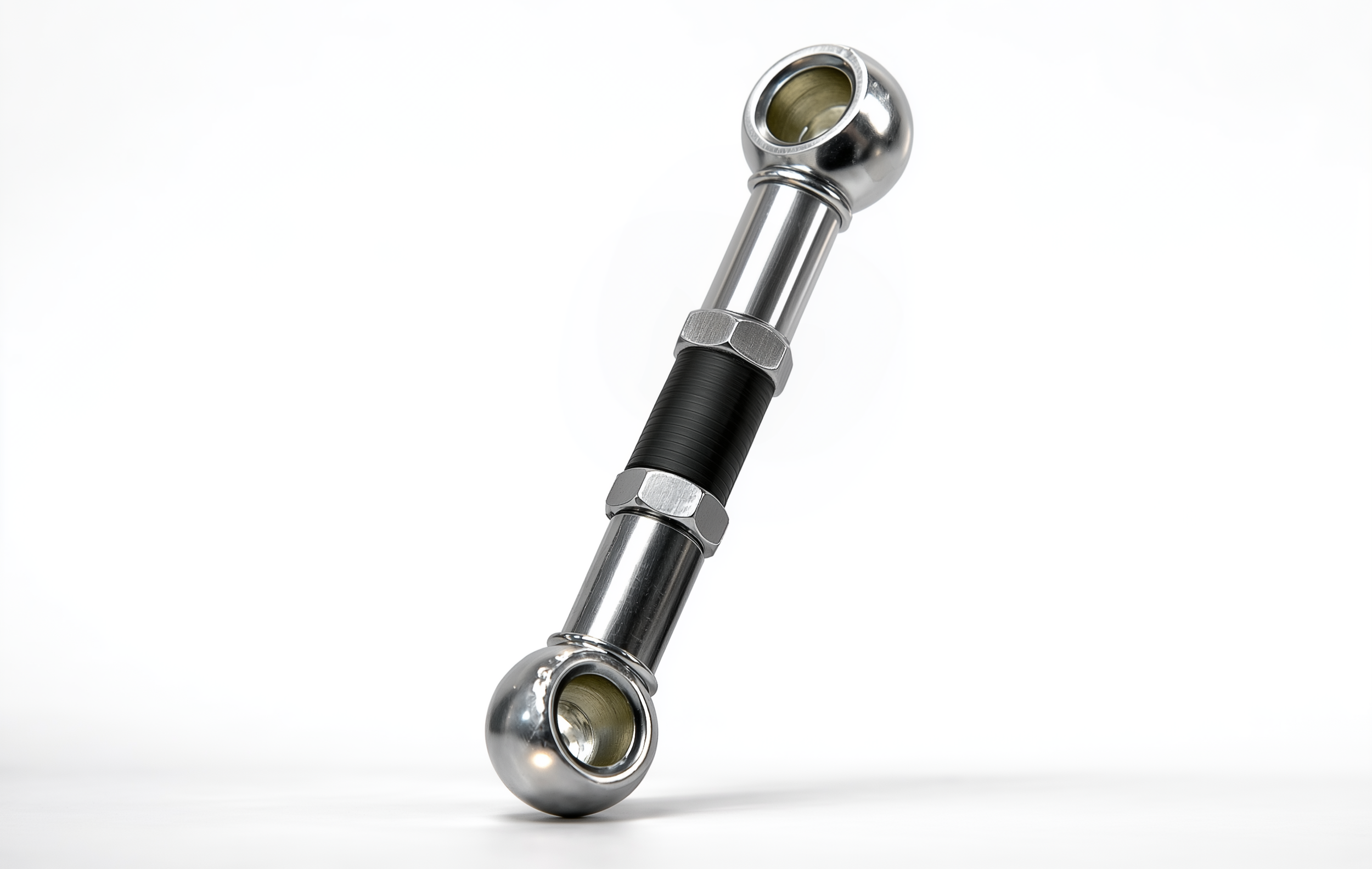 Adjustable lowering links for factory air suspension vehicles with precision machined construction