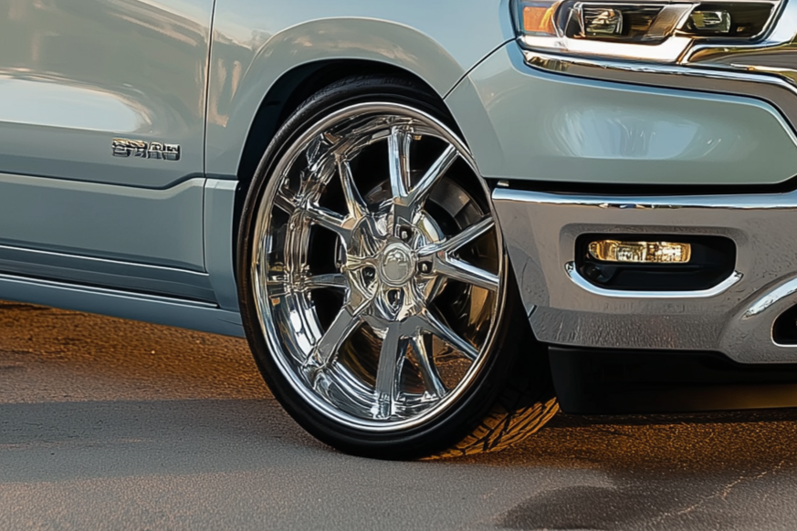 Lowered 2019 and newer RAM 1500 DT with factory air suspension