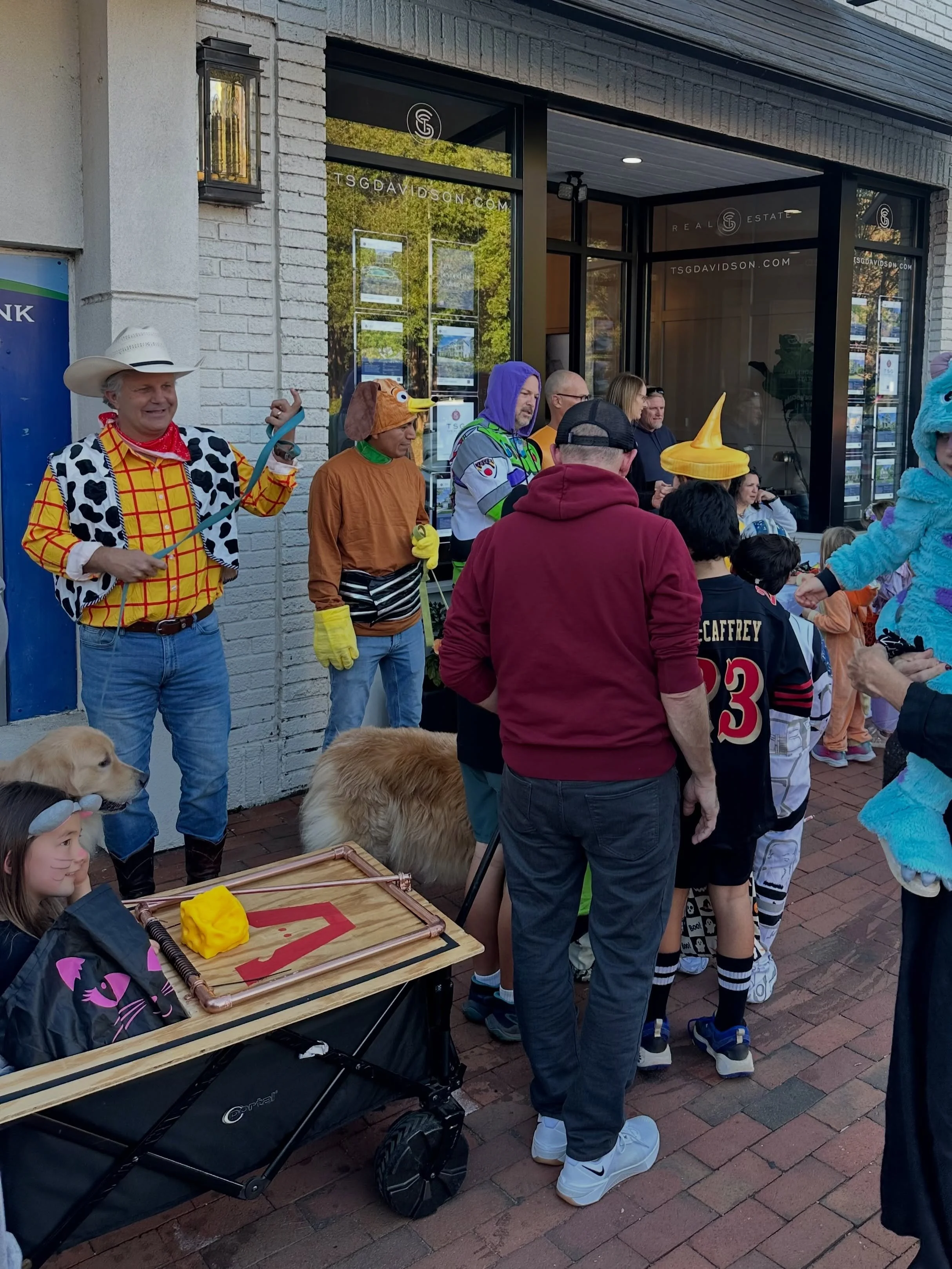 We had so much fun at the Downtown Davidson Halloween March this year, dressing up as Toy Story characters and handing out candy to all the little trick-o-treaters!

We&rsquo;re thankful to call Davidson home, to work in a town with so much heart, an