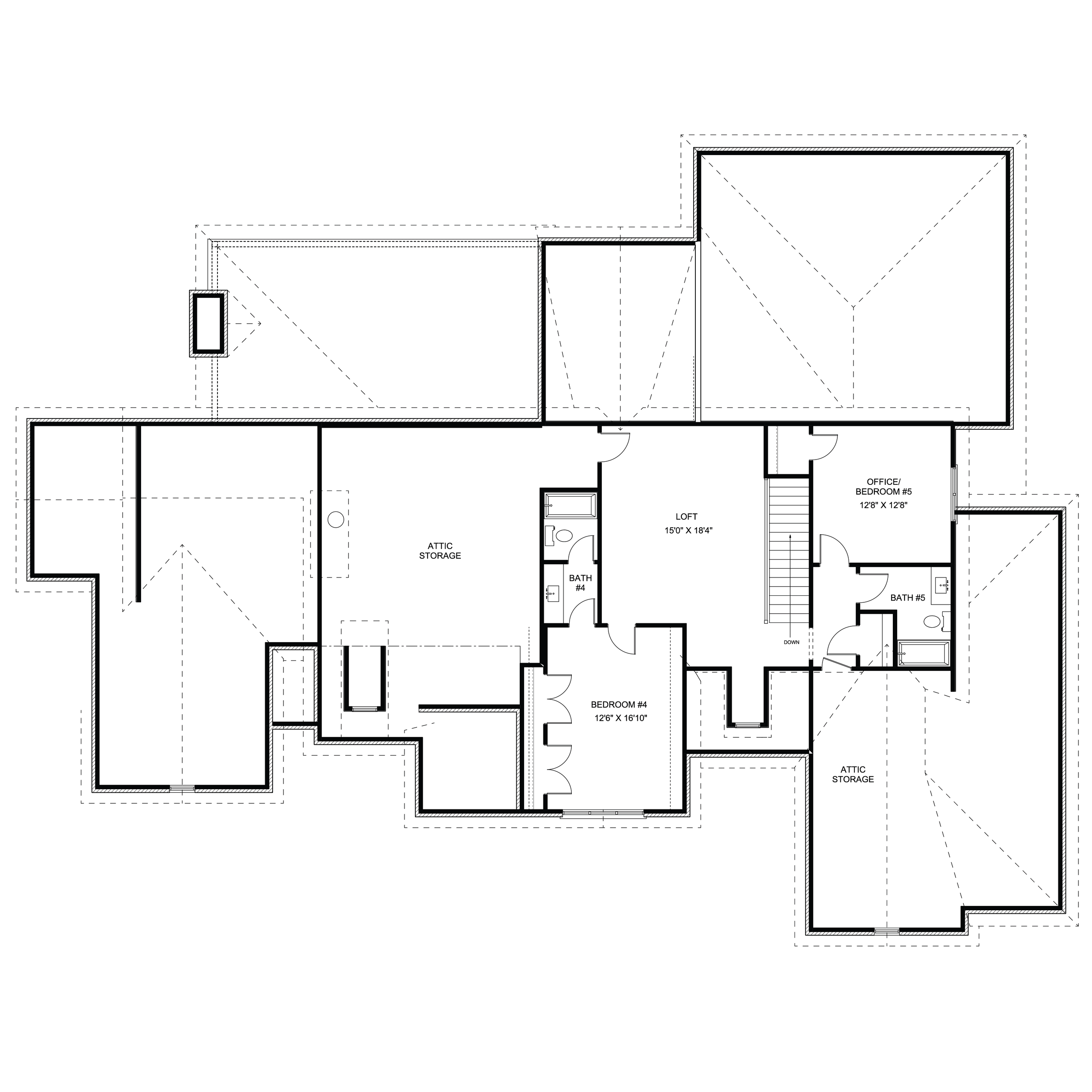 The "Kristi" Second Floor Plan