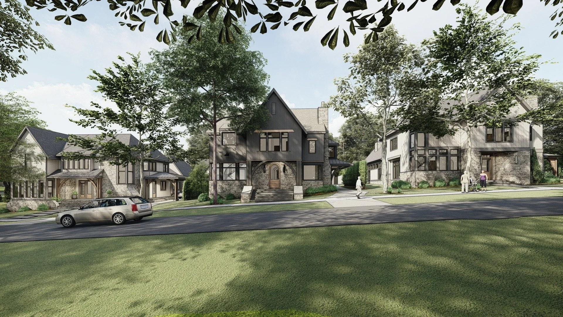 The Preserve at Summit Farms Streetscape