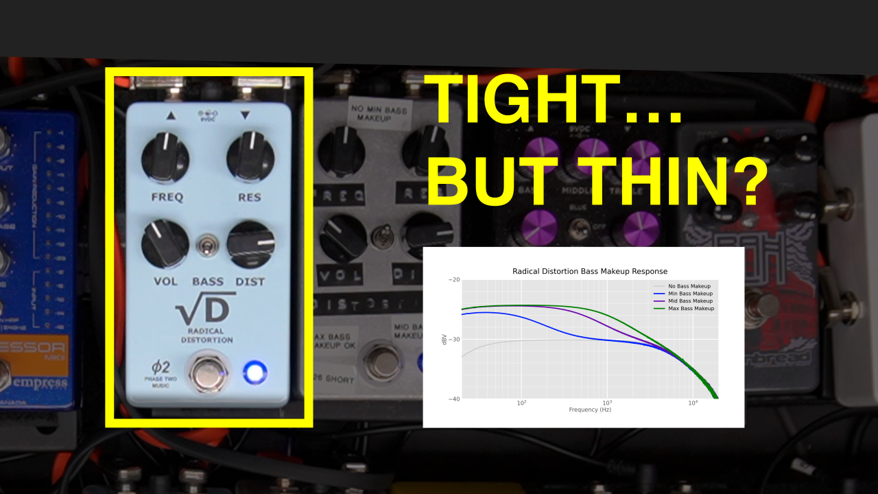 Why Some Distortion Pedals Sound Tight But Thin