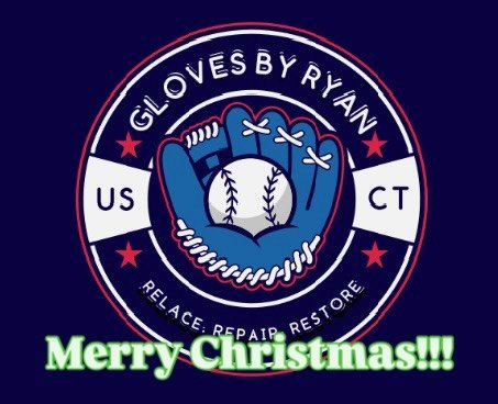 I hope everyone has a great holiday!!! Reach out for all your glove needs!  #merryxmas #gloverelacing #durham #baseball #softball