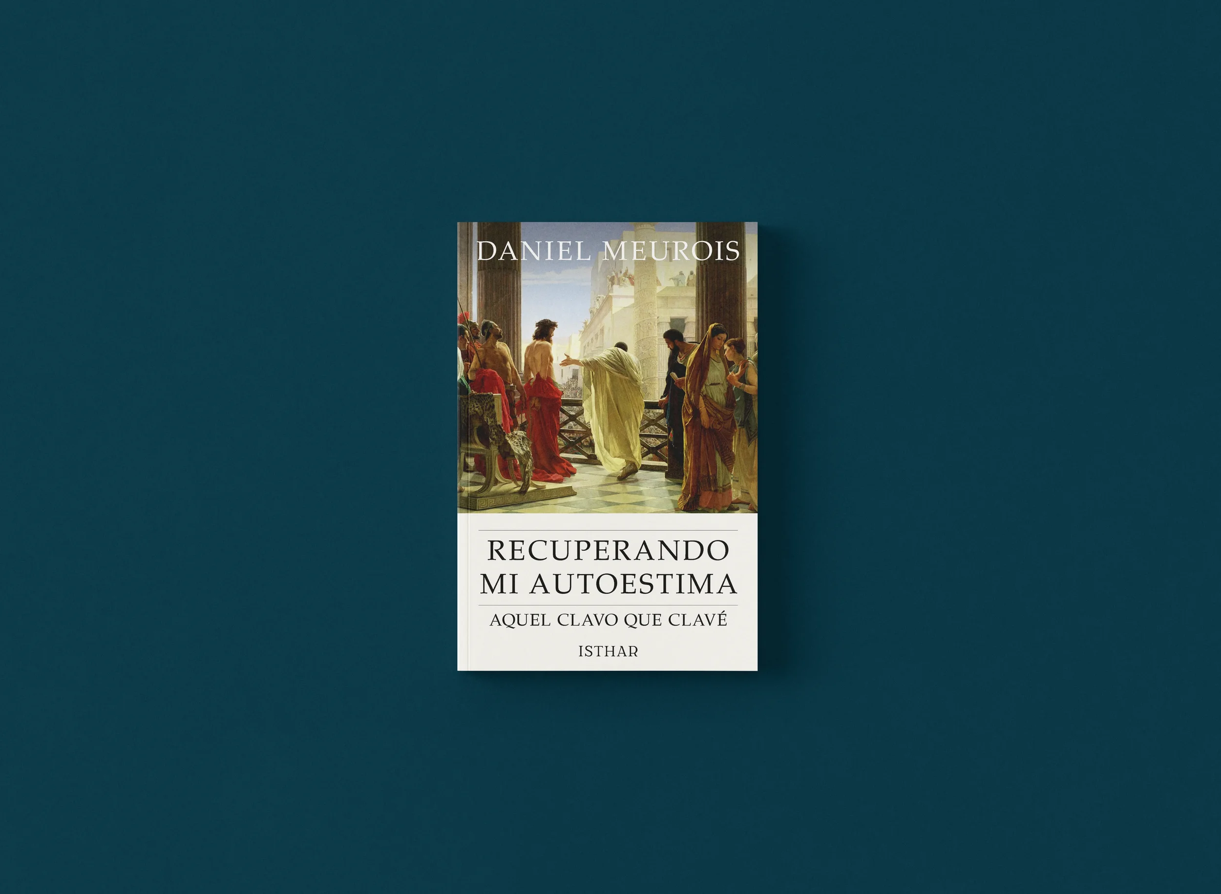 Portada del libro con una pintura clásica de varias personas en un entorno antiguo.