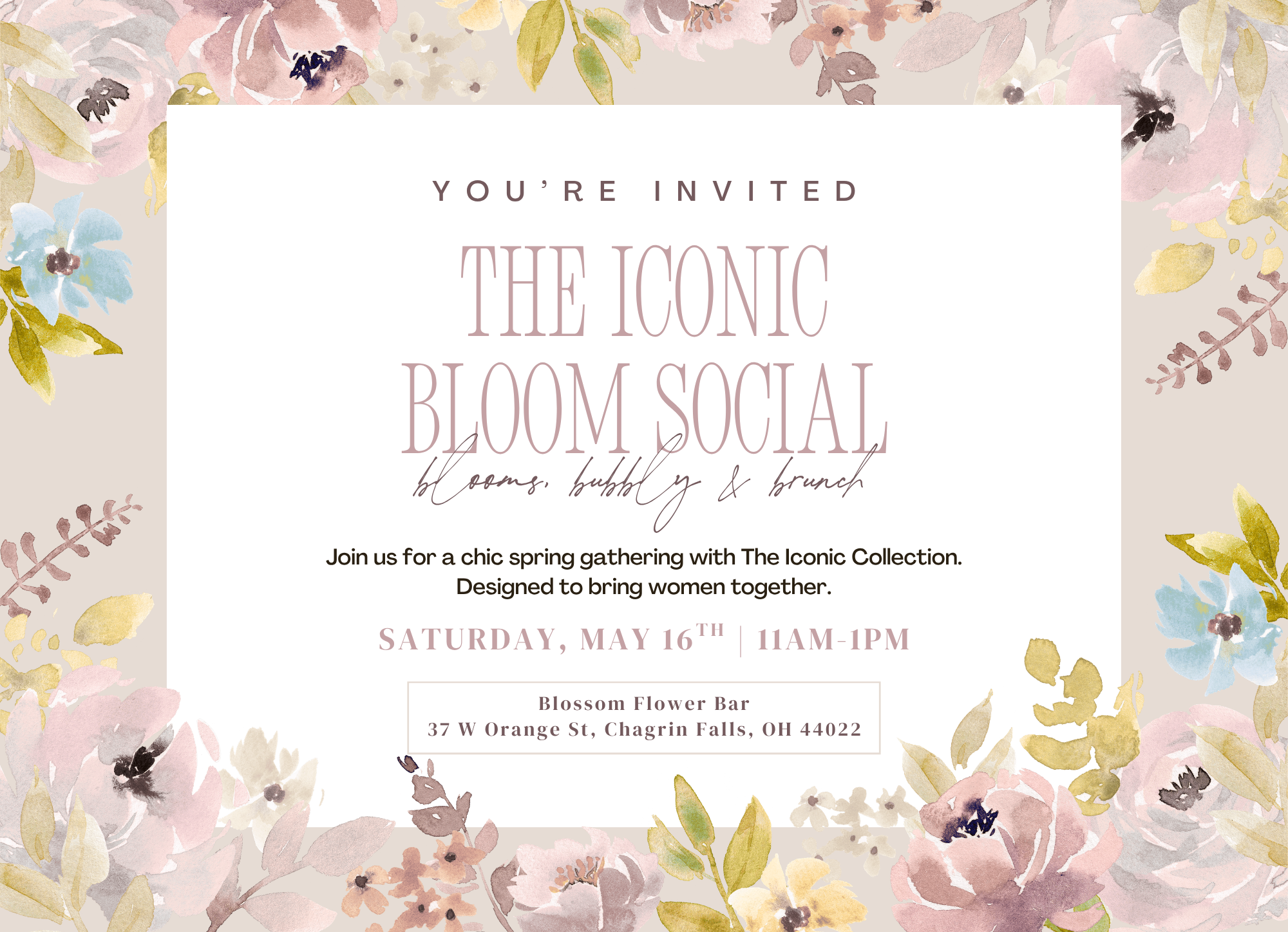 The Iconic Bloom Social