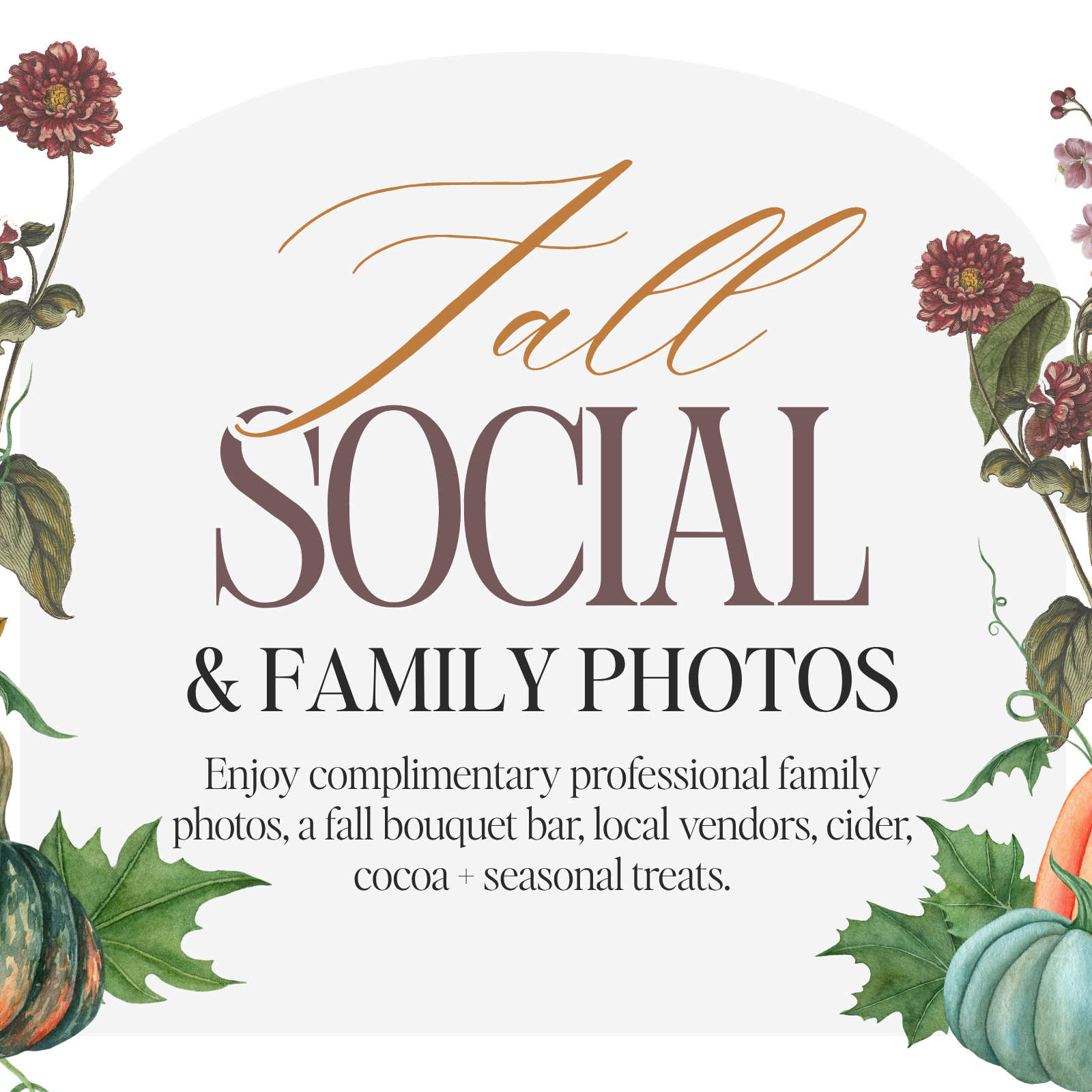 Fall Social & Family Photos