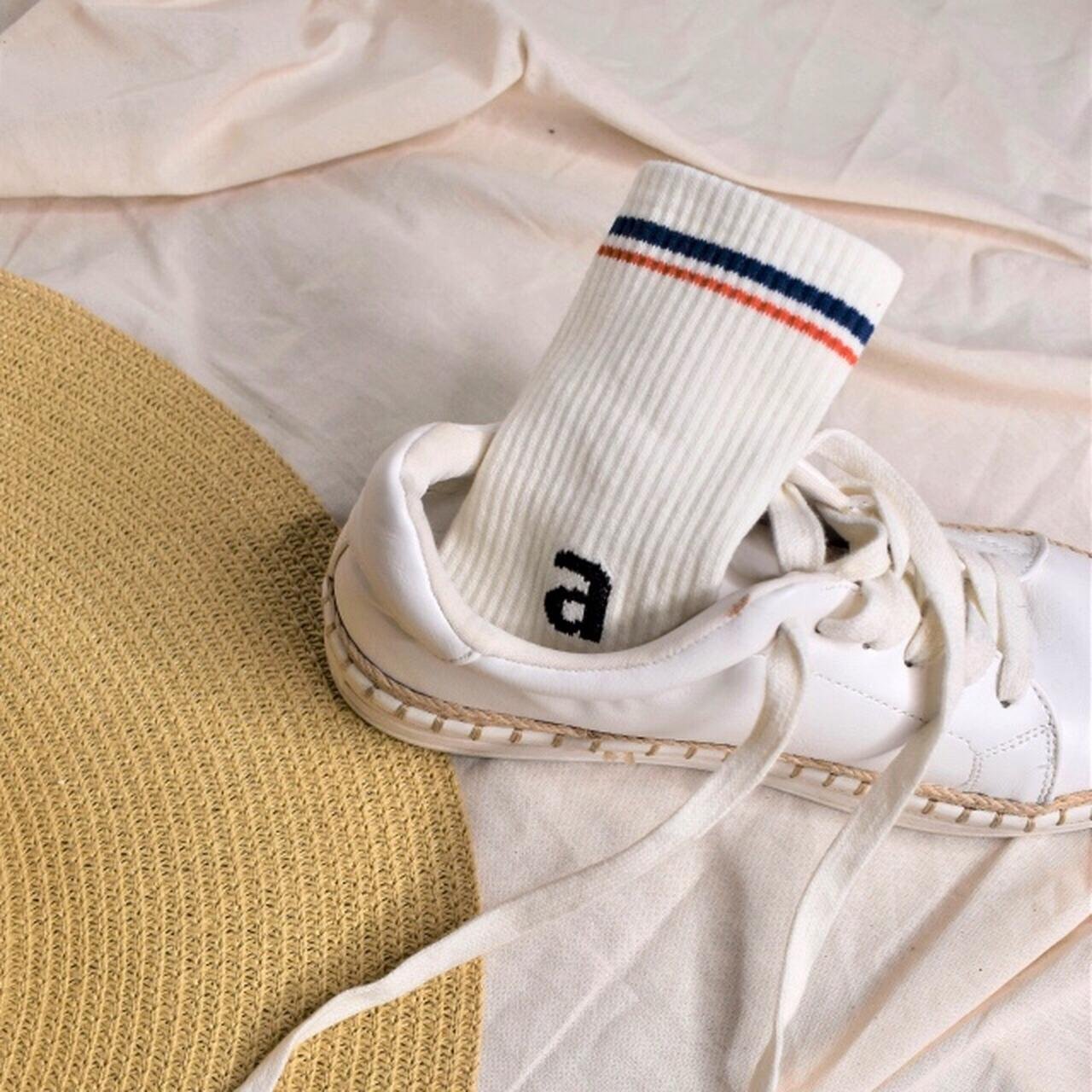 Classic Letter ‘a’ Crew Socks.jpg