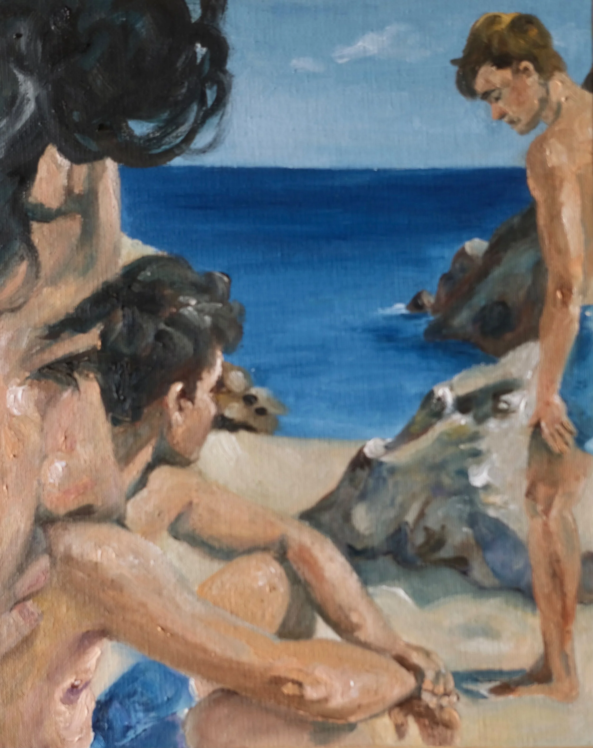 Growing on you, Oil on wood, 30x24cm, 2026