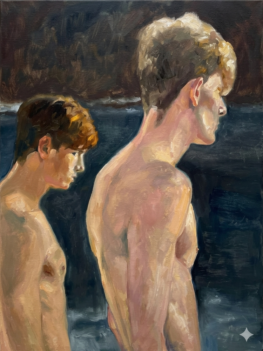Sunset, oil on canvas, 80x60cm, 2026