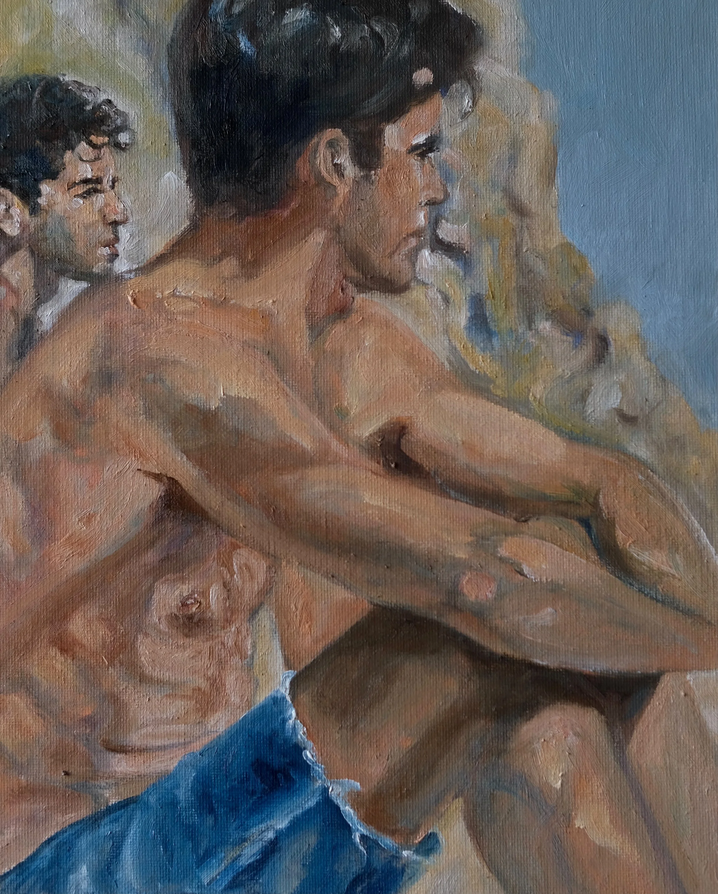 Looking is allowed, Oil on wood, 30x24cm, 2026
