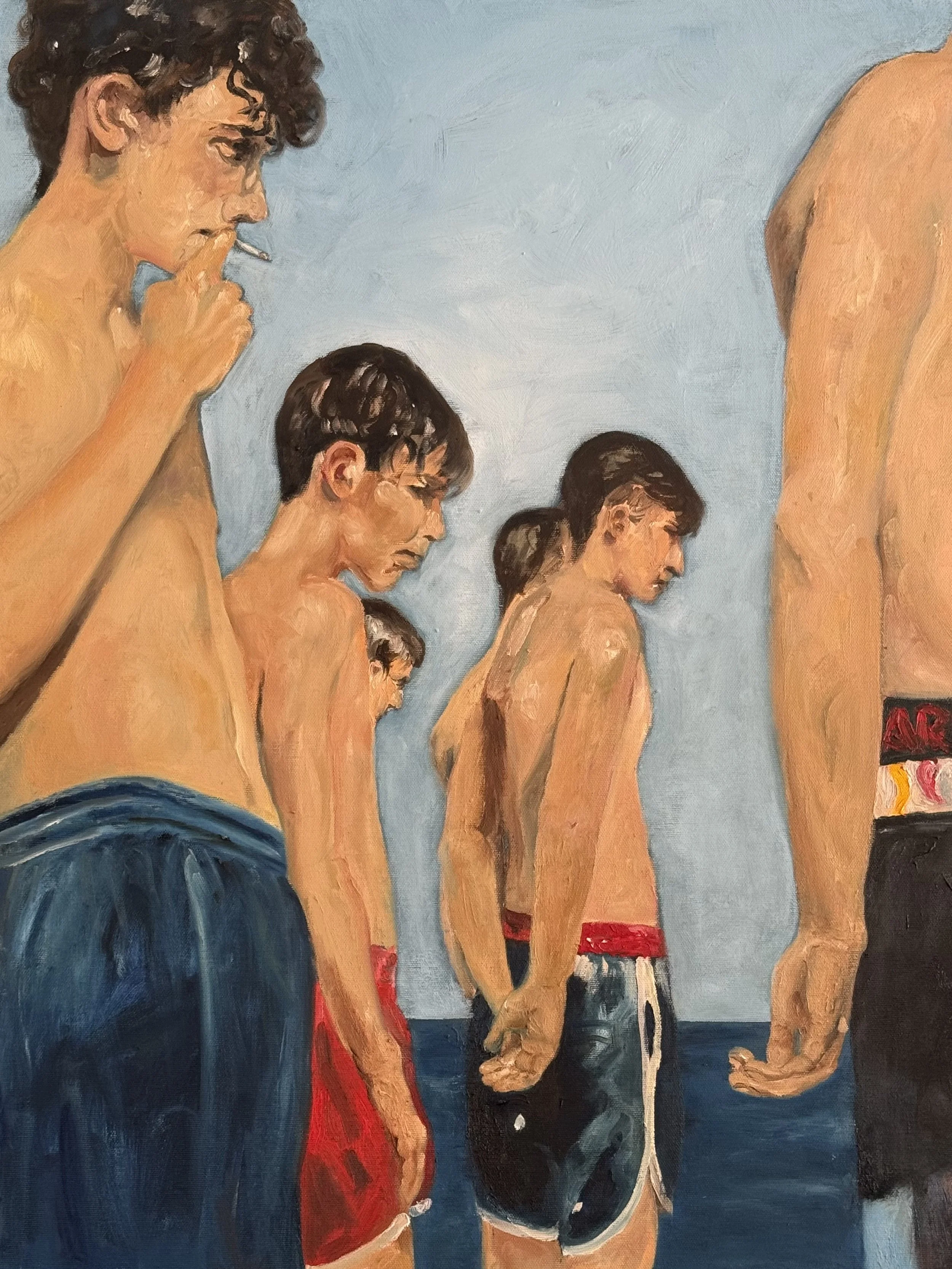 A learned desire, oil on canvas, 80x60cm, 2026