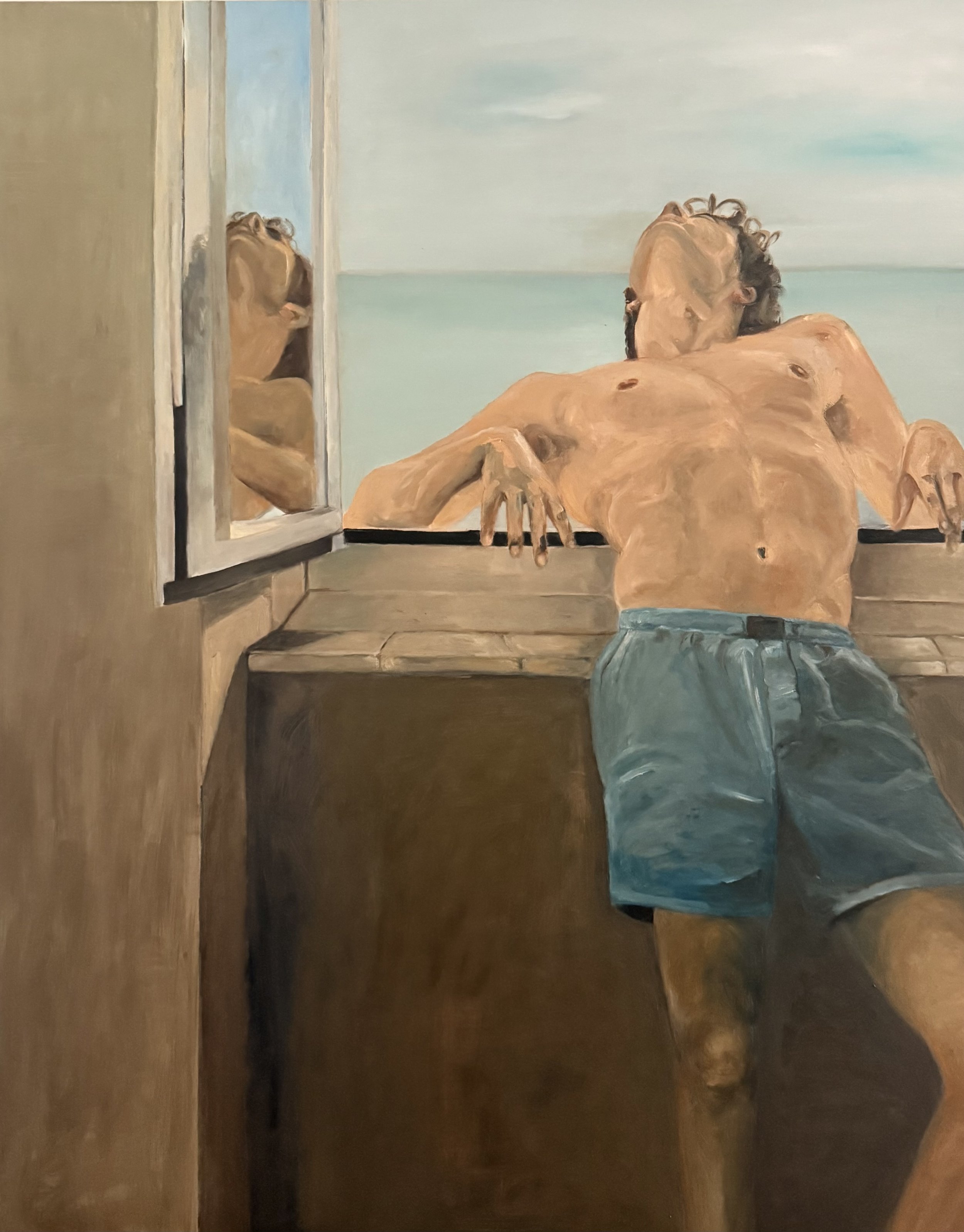 Waiting ll, oil on canvas, 150x120cm, 2026