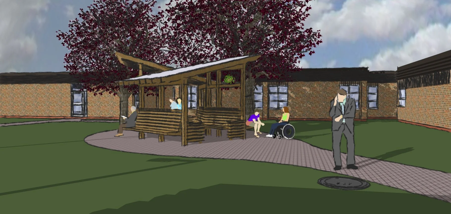 Looking North from main entry walk.jpg