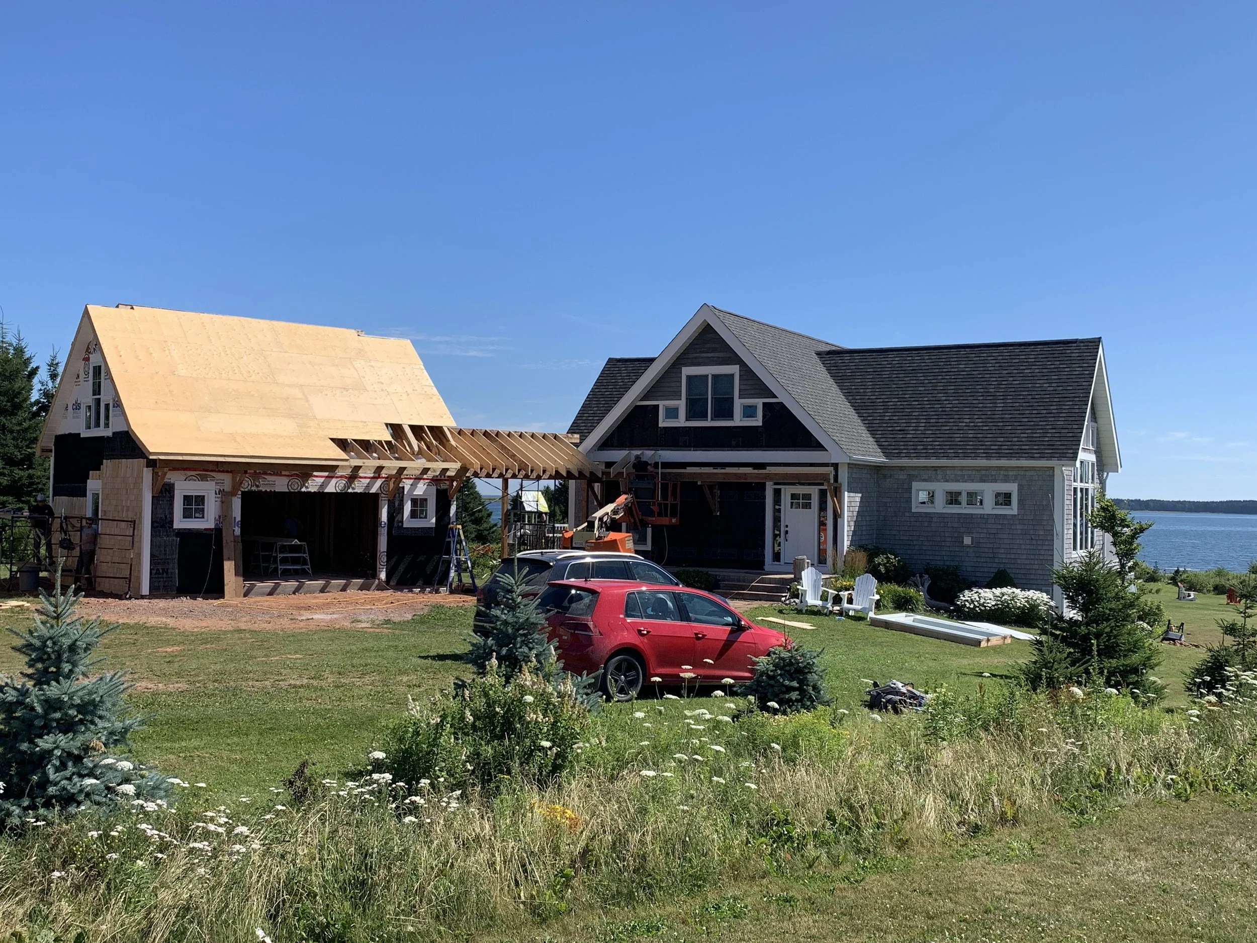 Smith garage-under construction.JPG