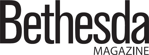 Bethesda Magazine logo in black text on a white background