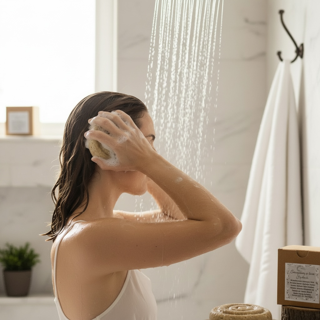 Shampoing Solide Botanique – Néroli & Guimauve