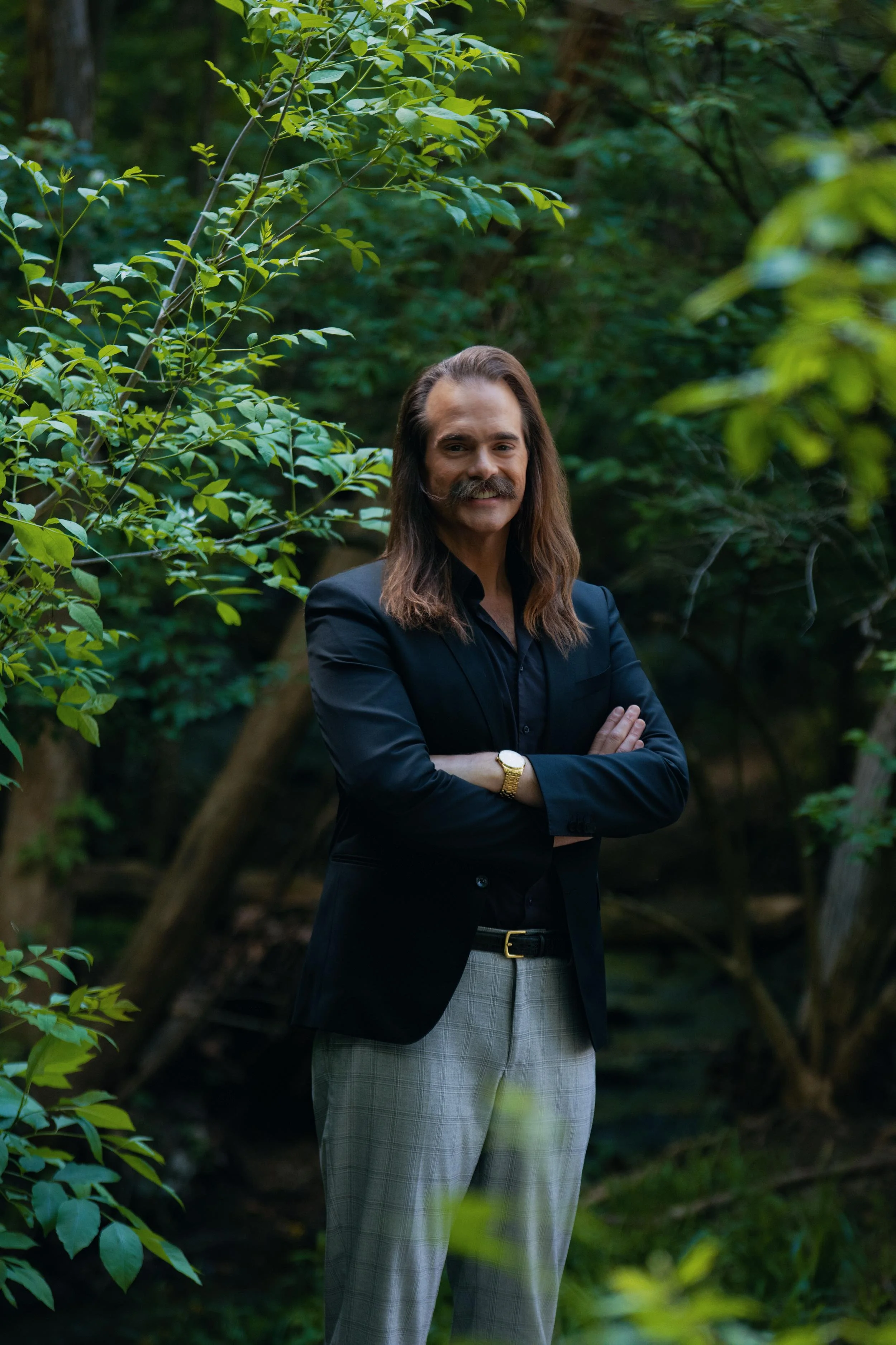 Rueben Wuerdeman, a top Eureka MO real estate agent, standing near a stream in Eureka MO