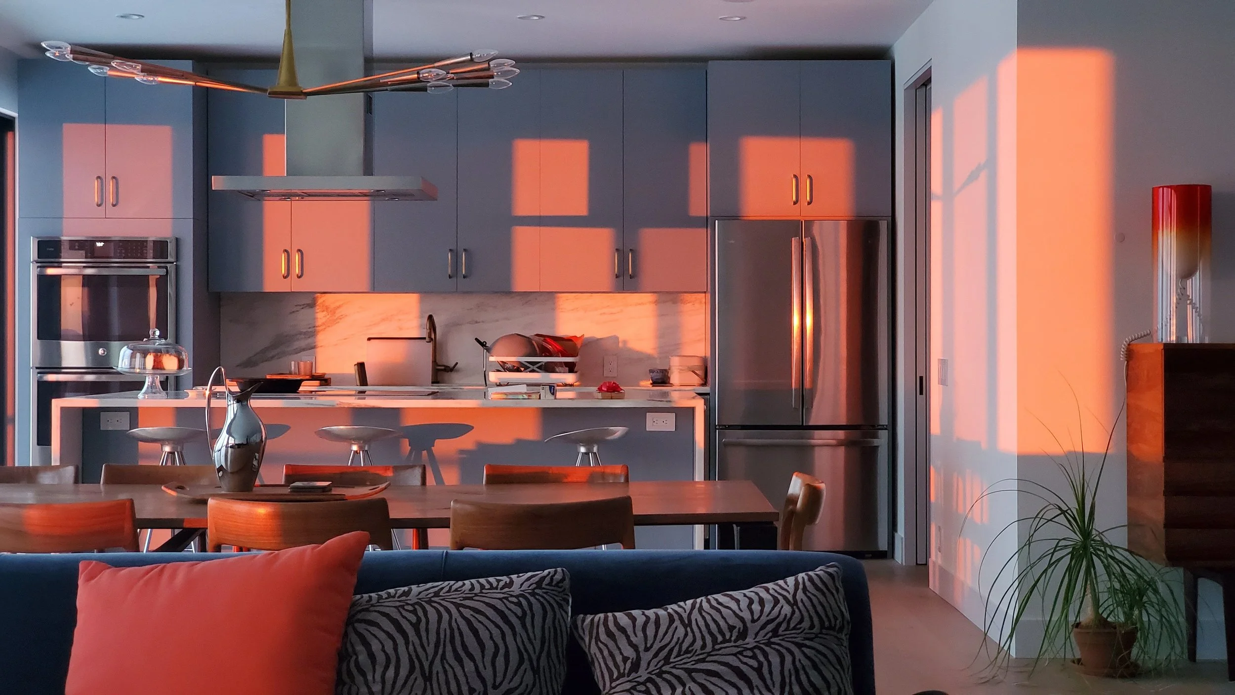 Medusa kitchen at sunset