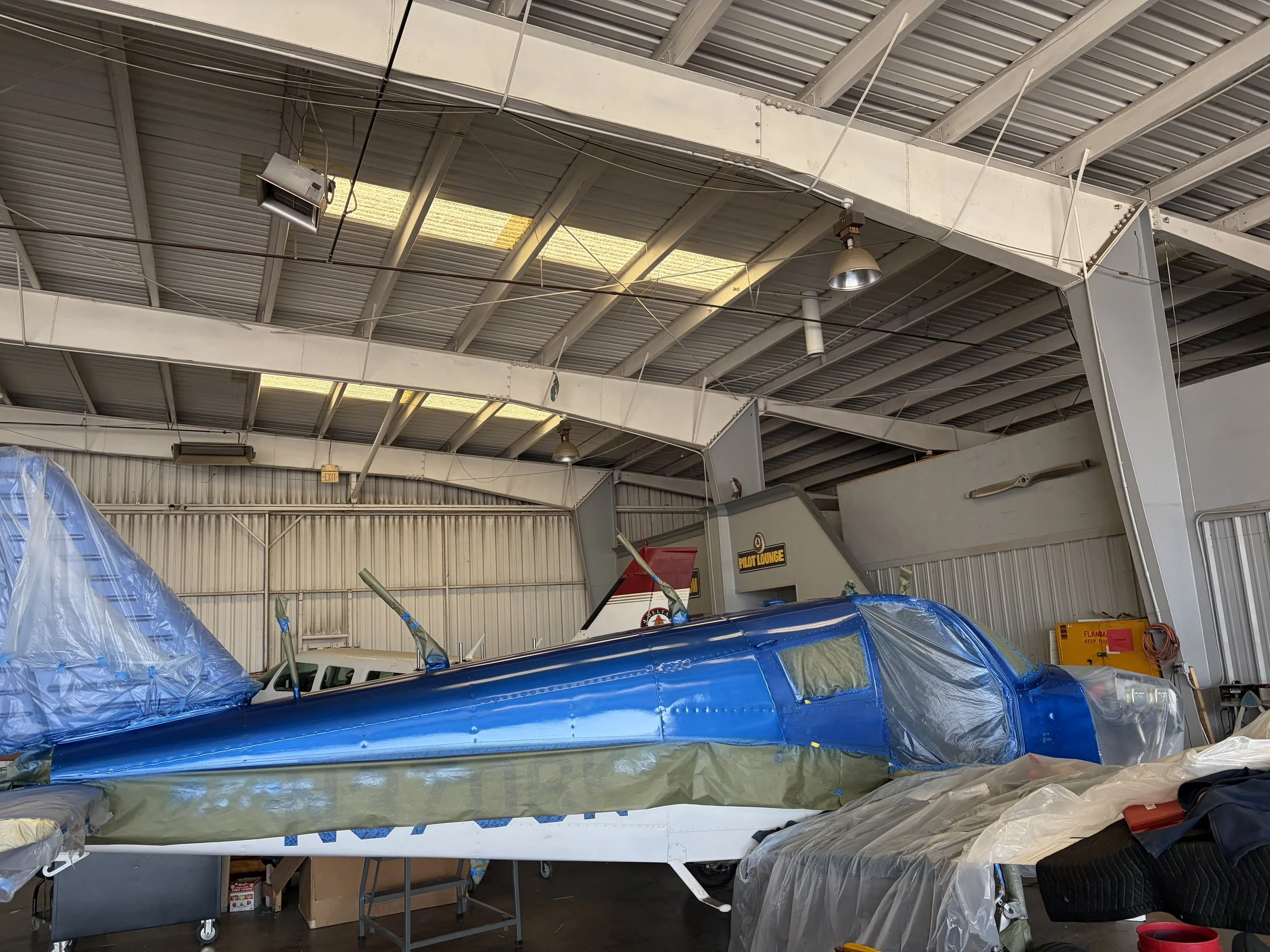 Volare Aviation Piper Cherokee on the ramp in Rock Hill Flight instructor briefing a student before a Discovery Flight Glass cockpit in Volare Aviation training aircraft Volare Aviation team in Rock Hill South Carolina