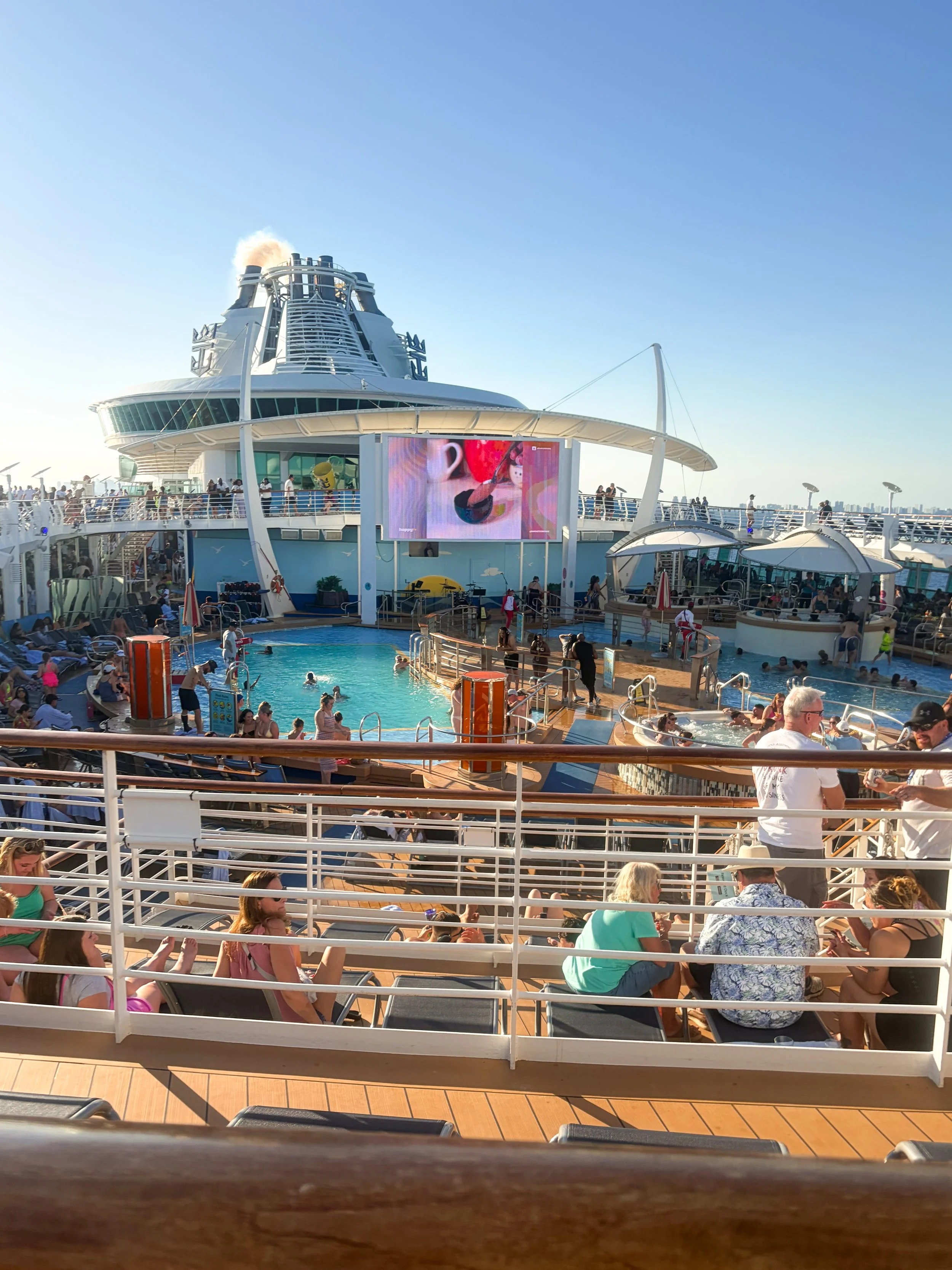 Pool Deck of Royal Caribbean Cruise Line's Liberty of the Seas