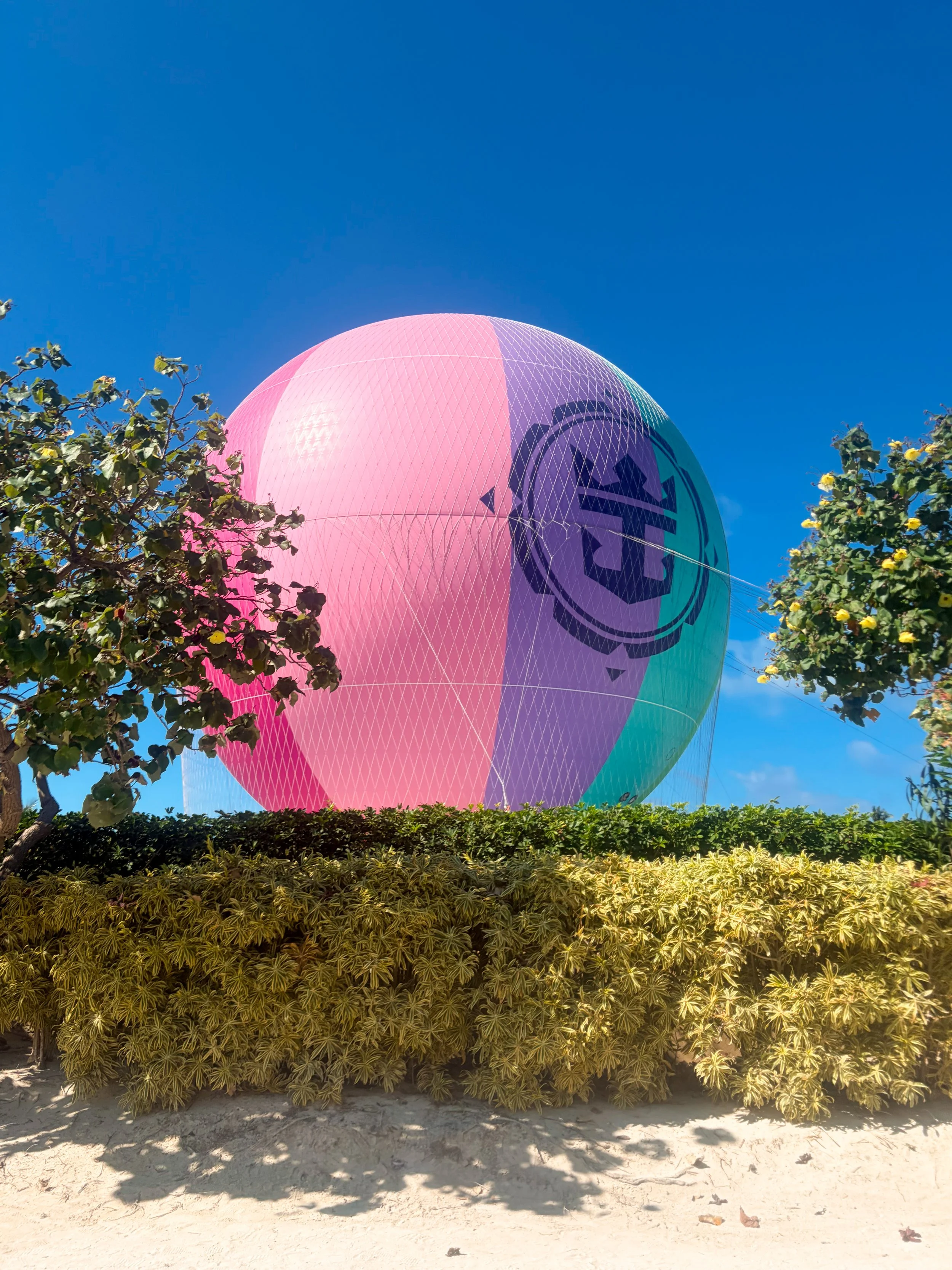 Balloon Ride at Perfect Day at CocoCay - Royal Caribbean's Private Island in the Bahamas